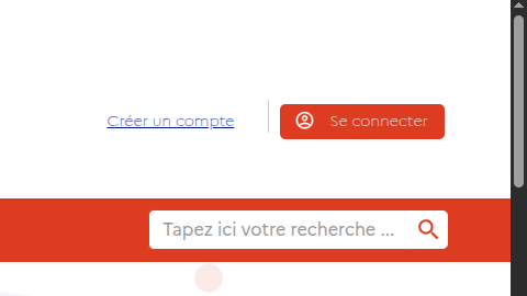 Page de création de compte PISTE